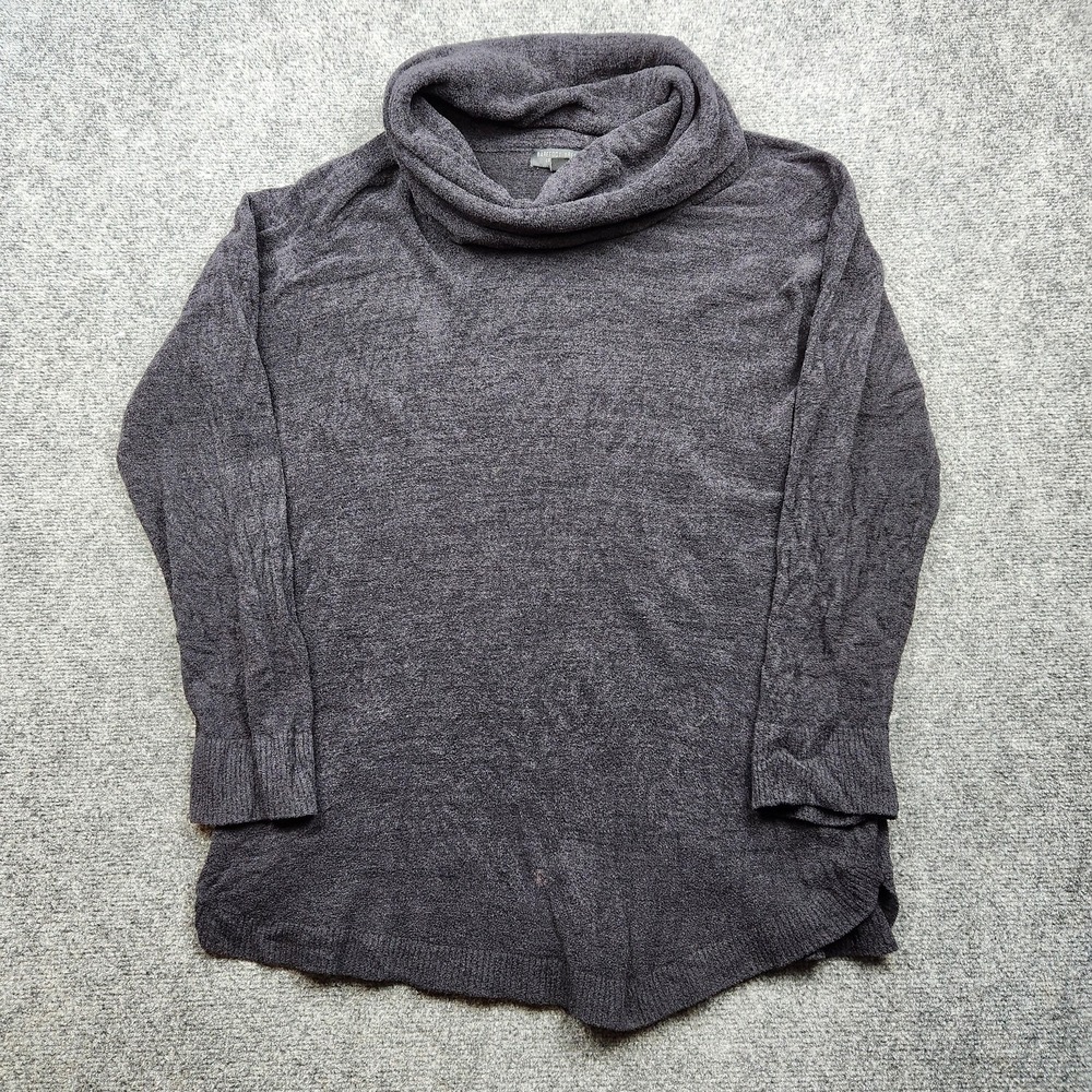 Barefoot‎ Dreams CozyChic Ultra Lite Sweater Womens XL Gray Cowl Tunic Top
